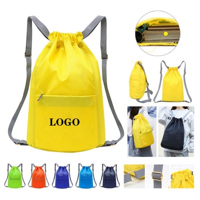 Heavy-Duty Oxford Drawstring Pack