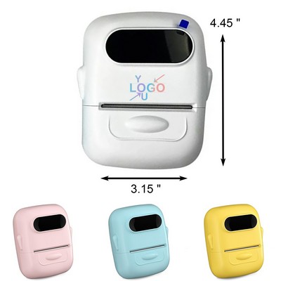 Compact Thermal Printer With Paper Roll