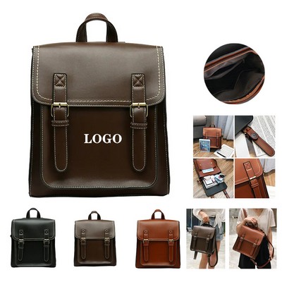 Fashionable PU Leather Backpack