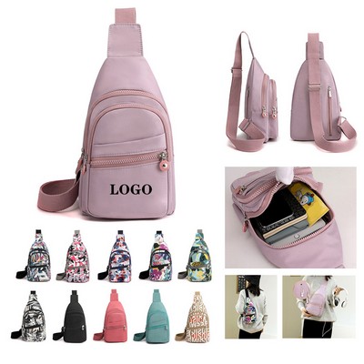 Durable Nylon Crossbody Sling Pack