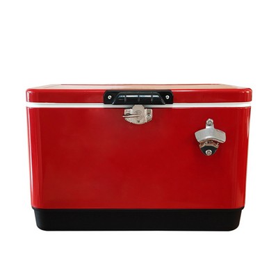 Retro Metal Cooler Box