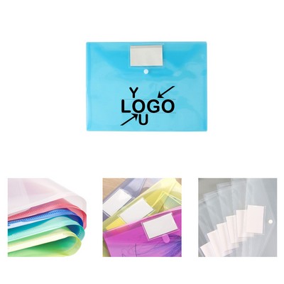 Letter Size File Pouch with Label Holder