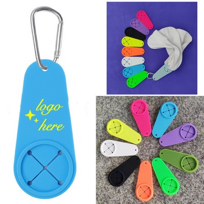 Cool Towel Holder With Carabiner