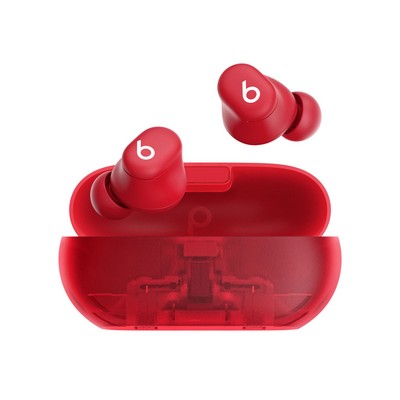 Beats by Dr. Dre Solo Buds in Transparent Red
