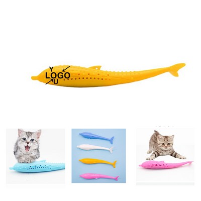 Minty Cat Fish Chewer Toy