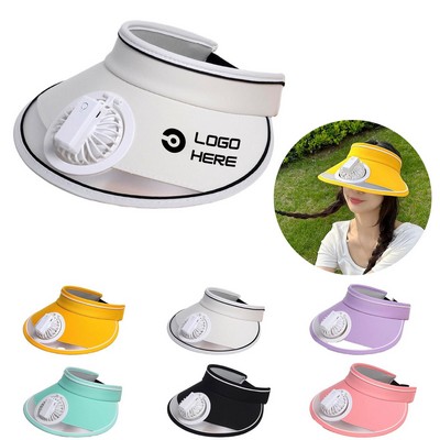 Breathable Sun Visors With Fan