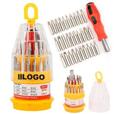 31 in 1 Screwdriver Set With Magnetic Bits