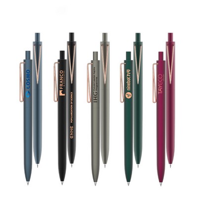 Plastic Click Action Gel Pen
