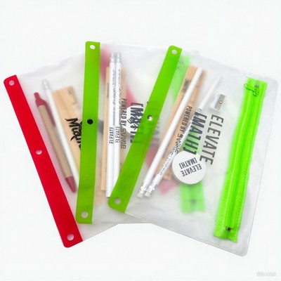 Translucent School Kit Pencil, Eraser & Sharpener