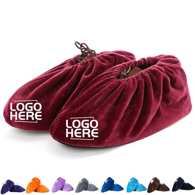 Reusable Plush Indoor Shoe Covers