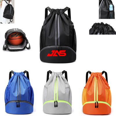Waterproof Dry Wet Separate Drawstring Backpack