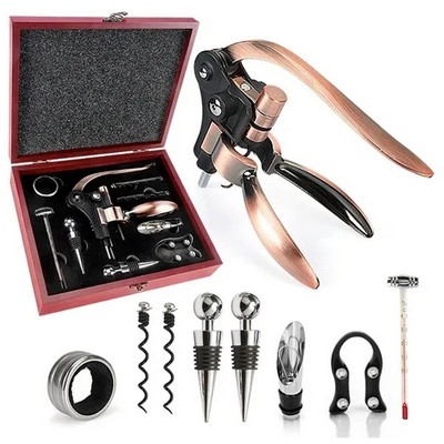 Luxury Rabbit Head Corkscrew Wine Opener Set Accessories