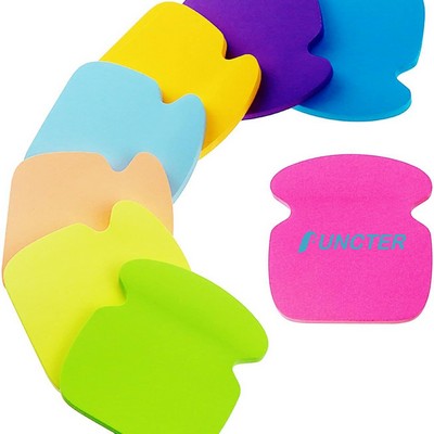50 Sheets 2.75 inch Adhesive Bottle Shape Sticky Notes Notepaper