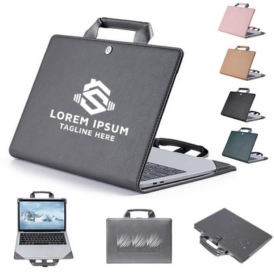 14 inch Pu Leather Laptop Sleeve Bag