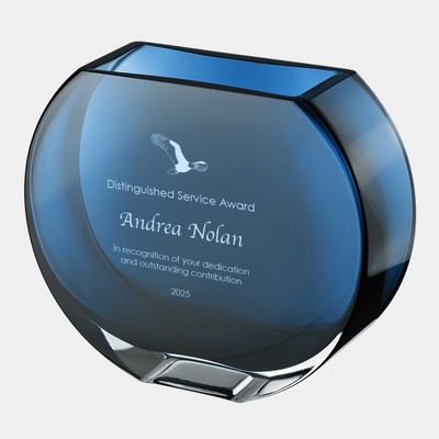 Midnight Blue Sphere Vase