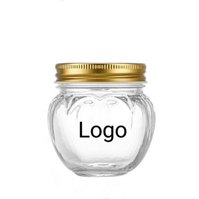Tomato-Shaped Glass Jar