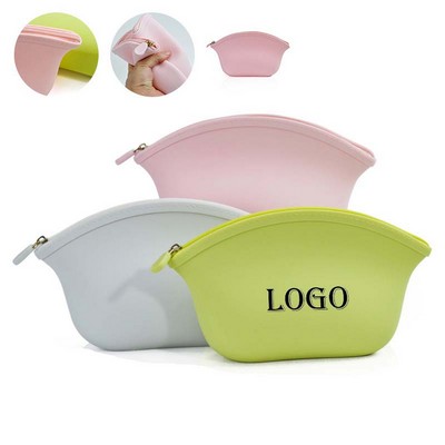 Portable Silicone Makeup Bag
