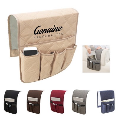 Sofa Armrest Organizer with Storage Tray