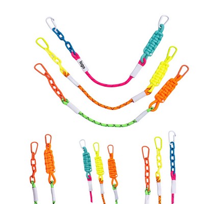 Braided Nylon Paracord Lanyard