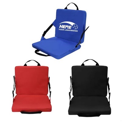 Portable Folding Foam Cushion Seat with Buckle &Handle Ocean