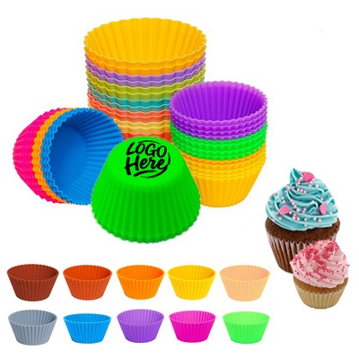 Soft & Thickened Silicone Muffin Cake Baking Mold