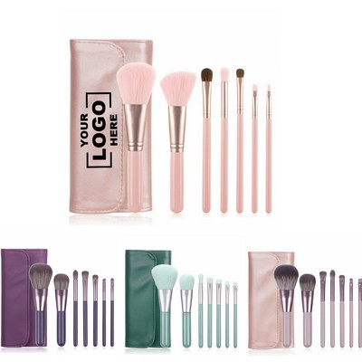Portable Travel Makeup Brush Set with Bag