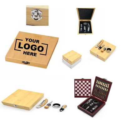 Eco-Friendly Bamboo Wine Gift Set