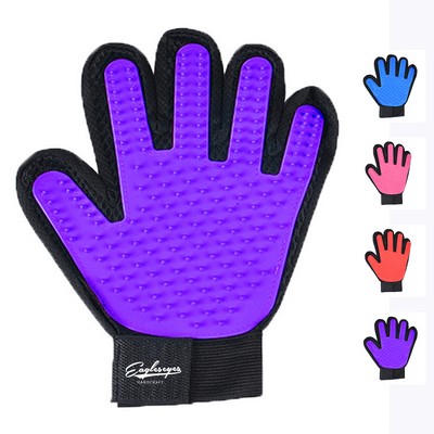 Pet Hair Grooming Silicone Gloves