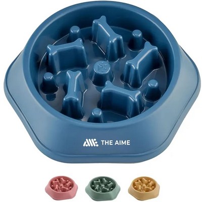 Slow Food Feeding Pet Bowl for Small Medium Size Dogs