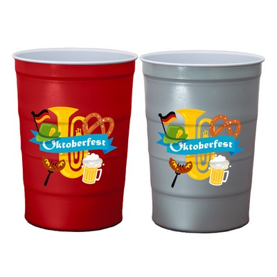 Digital Steel Party Cup, 16 oz.