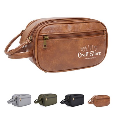 Leather Toiletry Bag