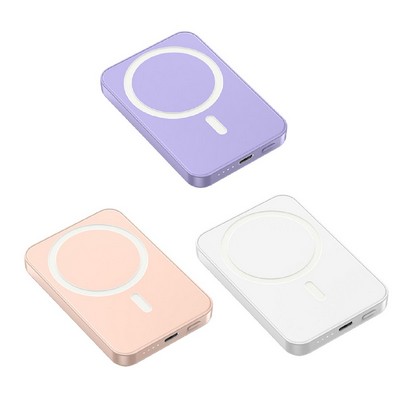 5000 mAh Magnetic Wireless Fast Charging Power Bank