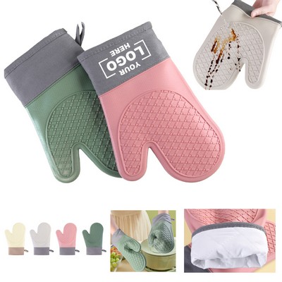 Silicone Anti Slip Heat Insulating Oven Gloves