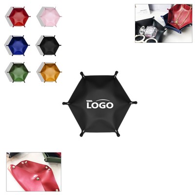 Big Size Pu Leather Cosmetic Storage Box