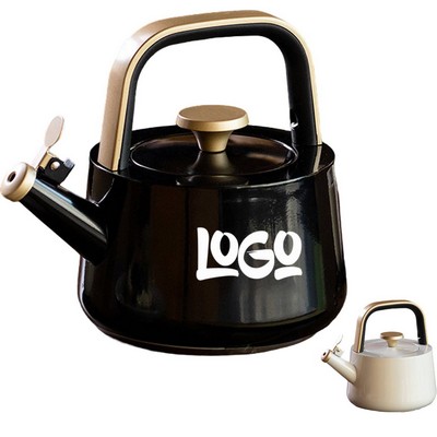 61oz Flat Bottom Stainless Steel Whistling Kettle