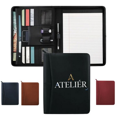 Premium Zippered UltraHyde Padfolio