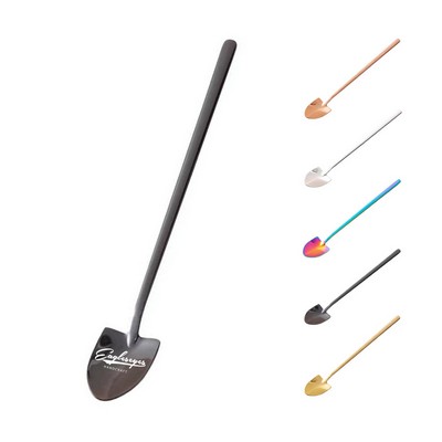 Long Handle Stainless Steel Ice Spoon