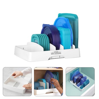 Adjustable Lid Organizer Box