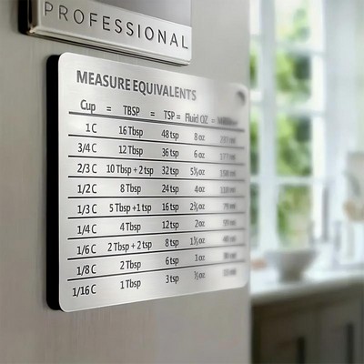 Precision Kitchen Measurement Magnet