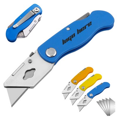 Utility Folding Knife With Blade Storage