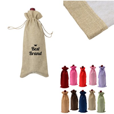 Pull Rope Red Wine Bag