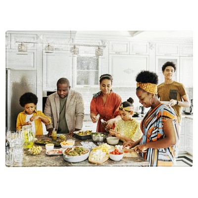 11" x 8" Tempered Glass Cutting Board