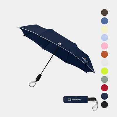 Weatherman® 100% Recycled 42? arc Travel Umbrella