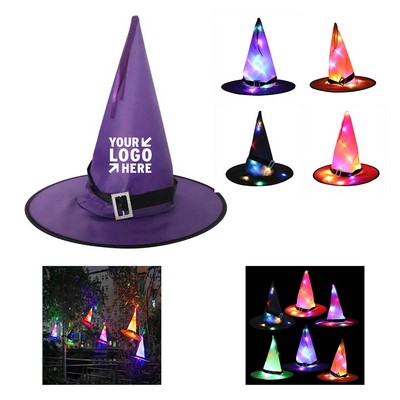 Light Up Halloween Witch Hat