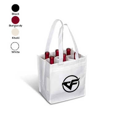 6 Bottle Wine Tote Bag