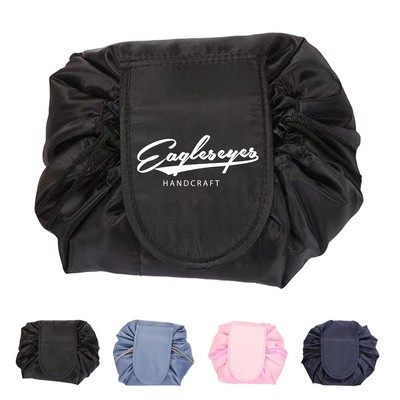 Lazy Drawstring Cosmetic Bag