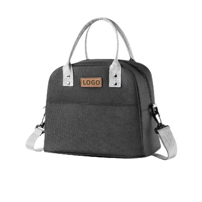 Heavy Duty Insulated Lunch Tote with Aluminum Lining for Work and Picnics