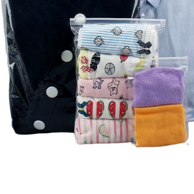 Custom Clear Pe Zipper Bag