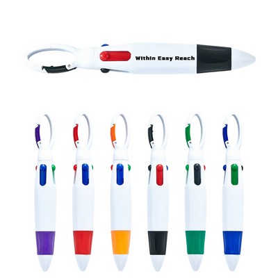 4-in-1 Multicolor Retractable Ballpoint Pen