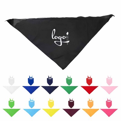 Pet Triangle Solid Bandanna